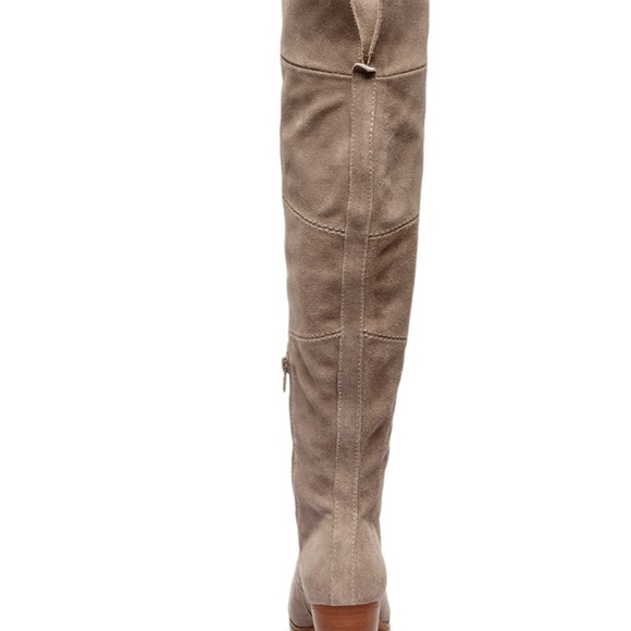 NIB over the knee gray suede boots - Picture 5 of 8